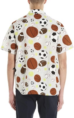Thom Browne fun-mix Balls Print Short Sleeve Shirt - Farfetch