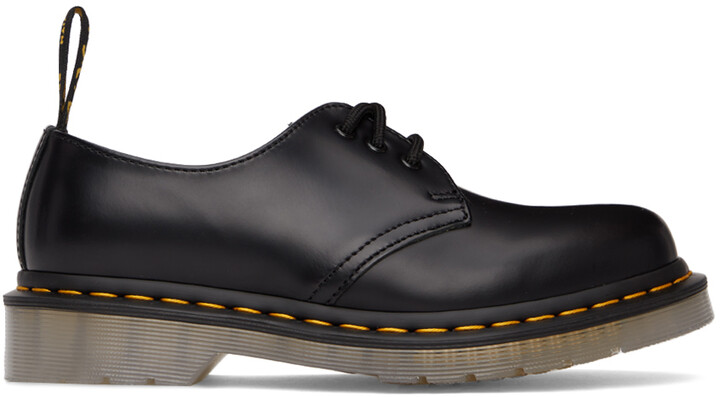 Dr Martens Classic 1461 Yellow Smooth 3-Eyelet Lace-up Flat Shoes UK 4-12 