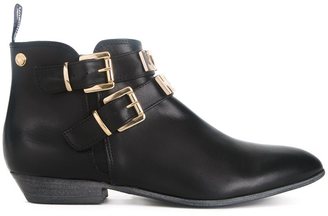 Love Moschino buckled ankle boots