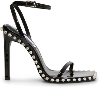 steve madden black strap sandals