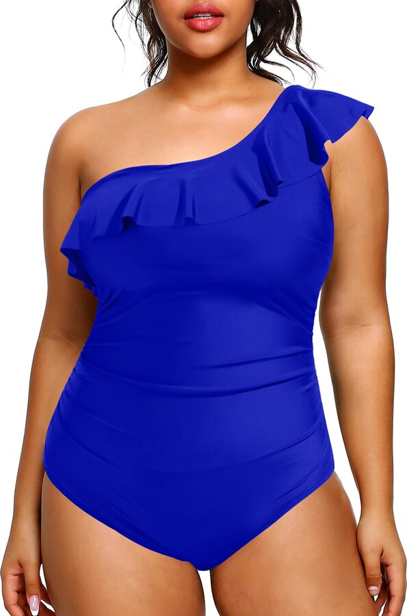 beautyin Women's Boyleg One Piece Swimsuit Racerback Athletic Bathing Suit