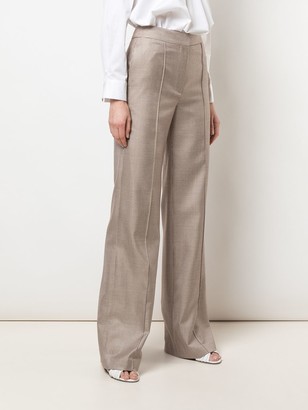 Adam Lippes Houndstooth Print Tailored Trousers