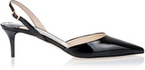Thumbnail for your product : Jimmy Choo Tide black patent sling-back