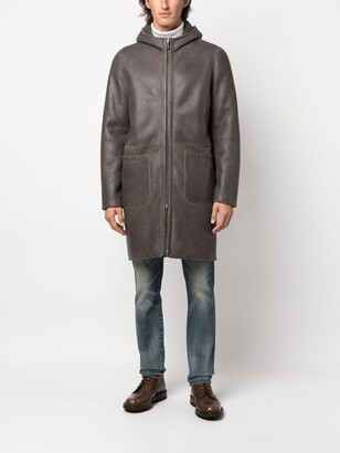 Salvatore Santoro Zip-Up Leather Coat