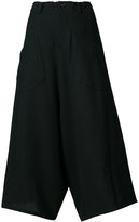 Thumbnail for your product : Y's cropped flared trousers