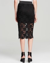 Thumbnail for your product : Free People Pencil Skirt - Knit Lace