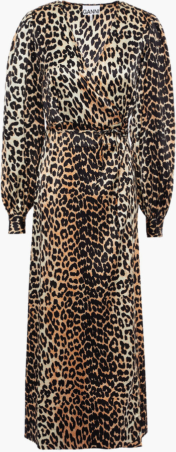 Ganni Leopard Dress | Shop the world's ...