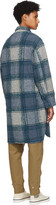 Thumbnail for your product : Etoile Isabel Marant Blue Wool Gabriel Blanket Coat