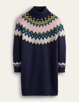 Thumbnail for your product : Boden Edith Fair Isle Knitted Dress