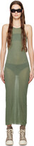 Thumbnail for your product : Rick Owens Green Tank Maxi Dress