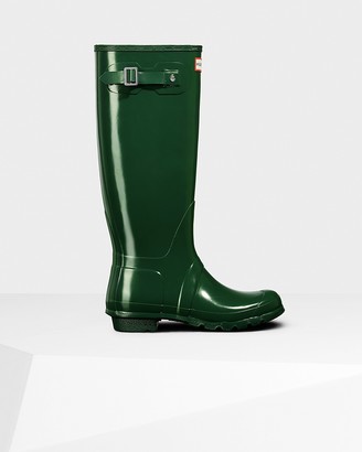 olive green hunter rain boots