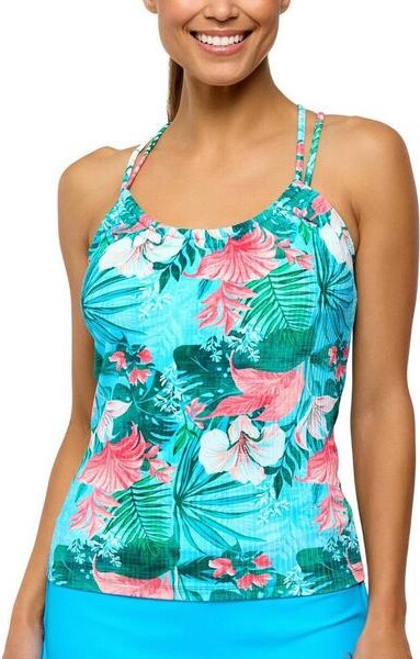 Next Women's Third Eye Swim Bikini Top Sporty 36B Coastal Love