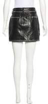 Thumbnail for your product : Frame Denim Leather Mini Skirt w/ Tags