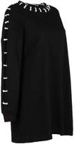 Thumbnail for your product : boohoo Contrast Lace Up Eyelet Sweat Dress