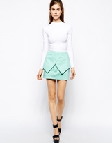 Thumbnail for your product : Max C London Wrap Detail Skirt - Mint