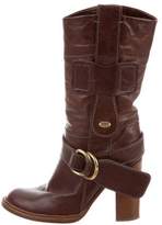 Thumbnail for your product : Chloé Leather Mid-Calf Boots