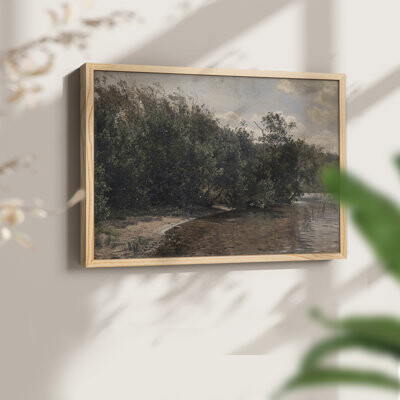 Lark Manor Vintage Landscapes-CDXLIII -Framed Print - Restickable