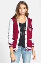 Thumbnail for your product : RVCA 'Brittany' Varsity Cardigan