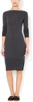 Thumbnail for your product : Autumn Cashmere Cashmere Contrast Boatneck Dress