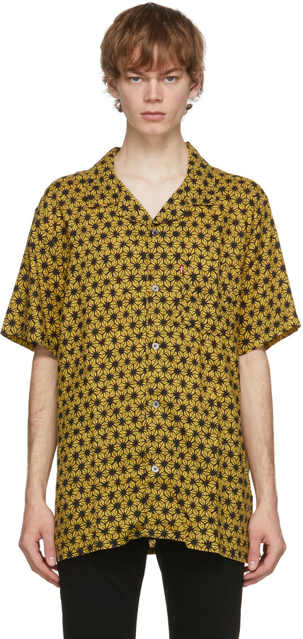 Levi's Yellow & Black Star Fruit Cubano Short Sleeve Shirt - ShopStyle