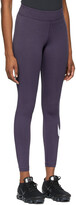 Thumbnail for your product : Nike Purple Sportswear Essential Swoosh Leggings