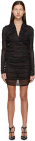 Thumbnail for your product : Y/Project Black Ruched Blazer Dress