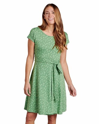 Short Sleeve Green Wrap Dress | Shop ...