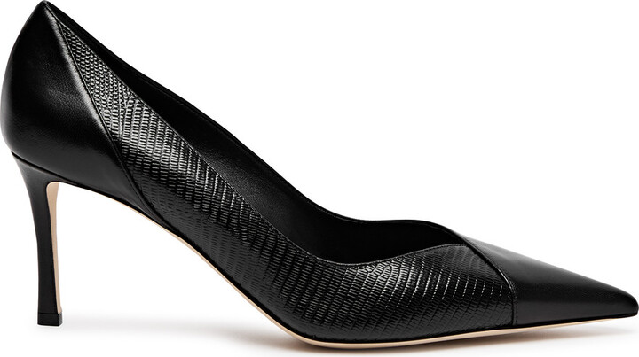 Jimmy Choo Cibelle 100 Lace Leather Pump ShopStyle Heels