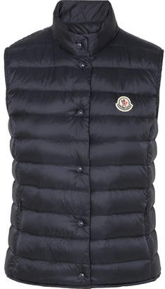 Moncler Quilted Shell Down Gilet - Midnight blue