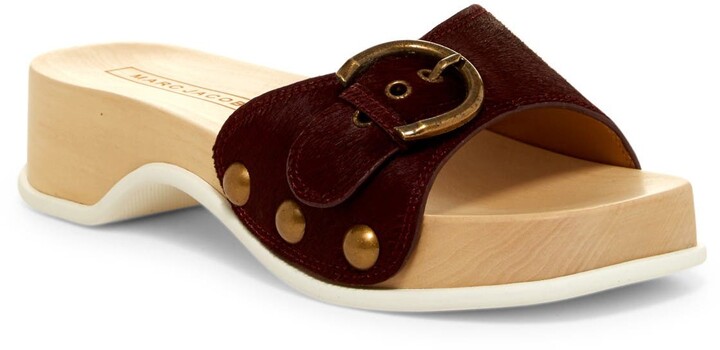 marc jacobs logo sport slide sandal