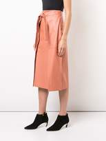 Thumbnail for your product : Rosetta Getty belted midi skirt
