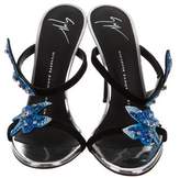 Thumbnail for your product : Giuseppe Zanotti Embellished Slide Sandals