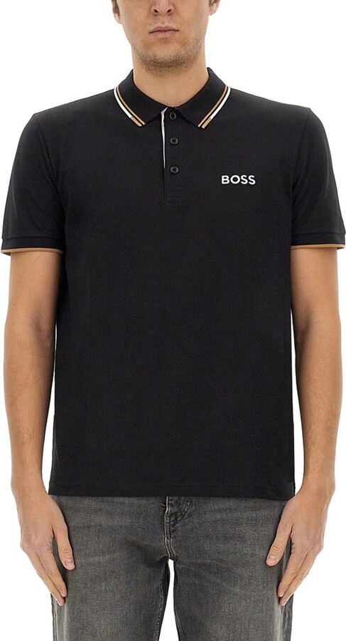 Boss Hugo Boss Logo Embroidered Short-Sleeved Polo Shirt