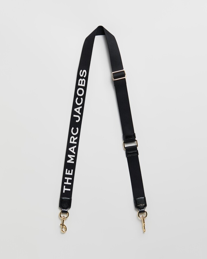 marc jacobs thin logo strap