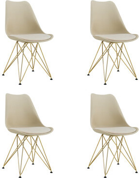 Dillander Velvet Side Chair Dining Chair (Set of 4)