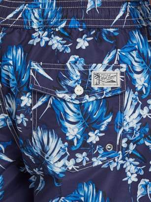 Polo Ralph Lauren Floral Print Swim Shorts - Mens - Blue Multi