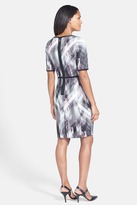 Thumbnail for your product : Vince Camuto Print Ponte Sheath Dress