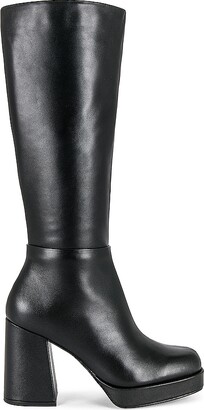 Steve Madden Black Leather Boots | ShopStyle