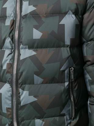 Les Hommes arrows-print puffer jacket