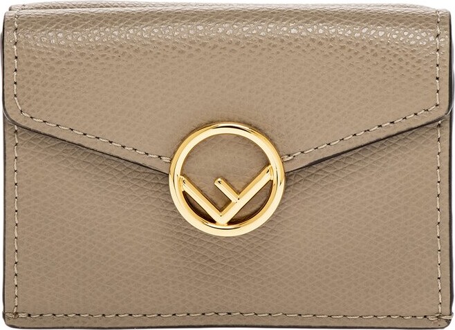 Fendi F Is Leather Micro Wallet