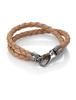 Thumbnail for your product : Tod's Leather Double-Wrap Bracelet