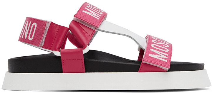 Moschino Pink Women's Sandals | Shop the world's largest 