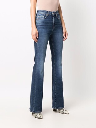 7 For All Mankind High Waisted Flared Jeans
