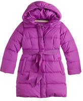 Thumbnail for your product : J.Crew Girls' long powder puffer coat