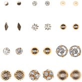 Thumbnail for your product : Charlotte Russe Mixed Stud Earrings - 12 Pack
