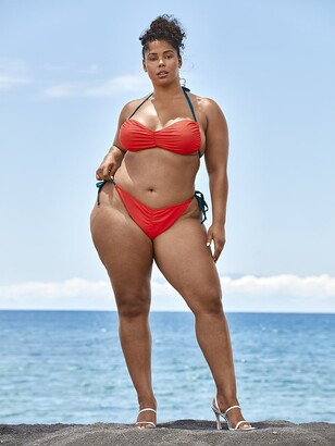Xxx Tabria - Fashion to Figure Plus Size 'Agent Jinx' Ruched Bikini Top - Tabria Majors  X FTF in Red Size 2 - ShopStyle Two Piece Swimsuits