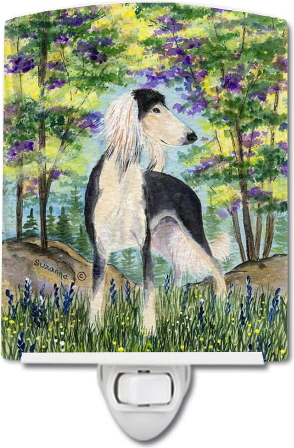 Caroline's Treasures Carolines Treasures Saluki Ceramic Night Light 6x4x3 multicolor