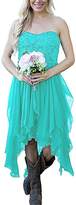 Thumbnail for your product : Ellenhouse Women's Country Style Sweetheart High Low Chiffon Bridesmaid Dresses