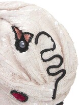 Thumbnail for your product : MaryJane Claverol Priscilla Sequined Turban