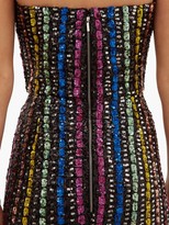 Thumbnail for your product : Mary Katrantzou Ava Flared Sequinned Gown - Black Multi